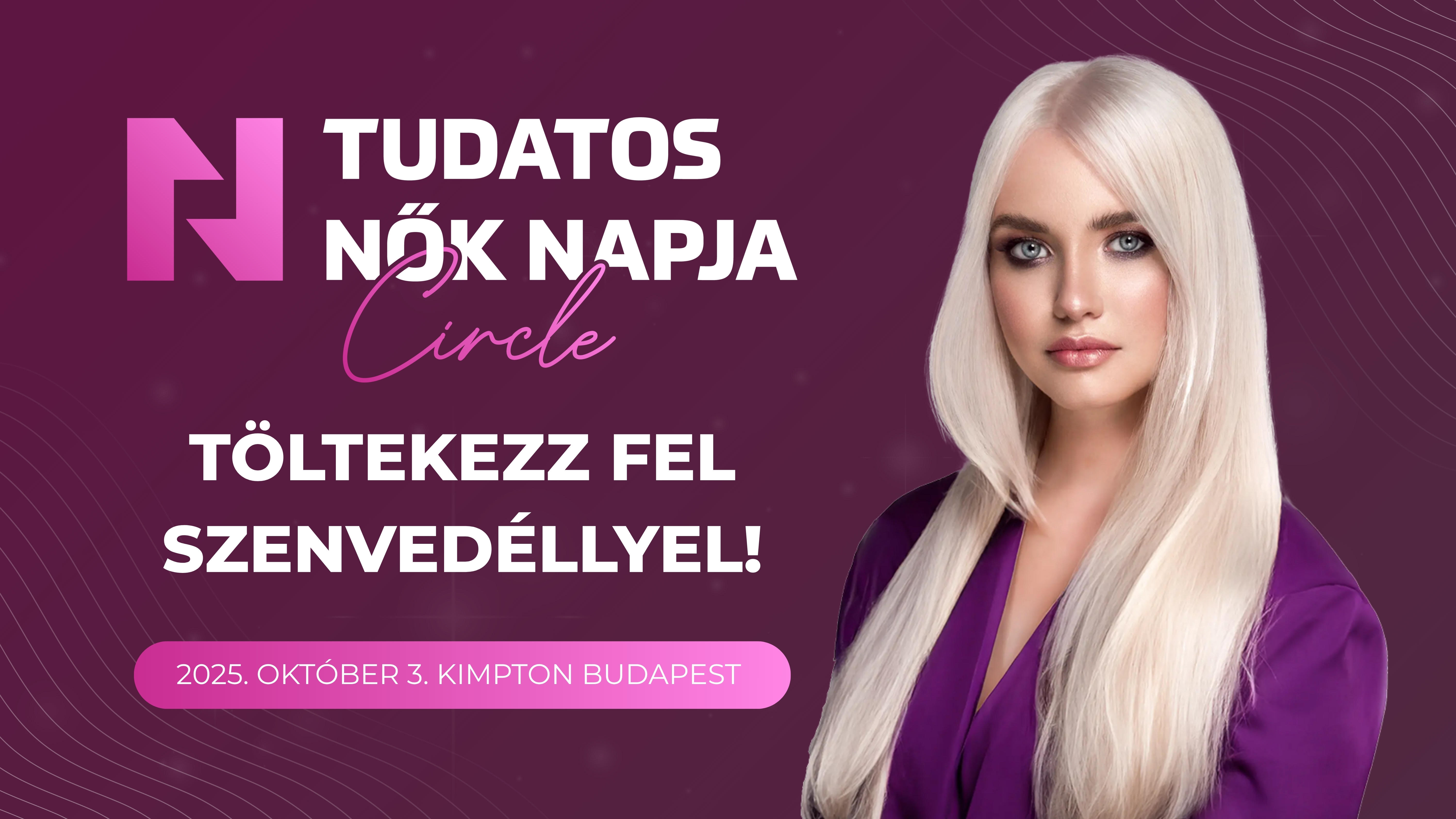 1 db exkluzív jegy az október 3-án a Kimptomban megrendezésre kerülő Tudatos Nők Circle eseményre.